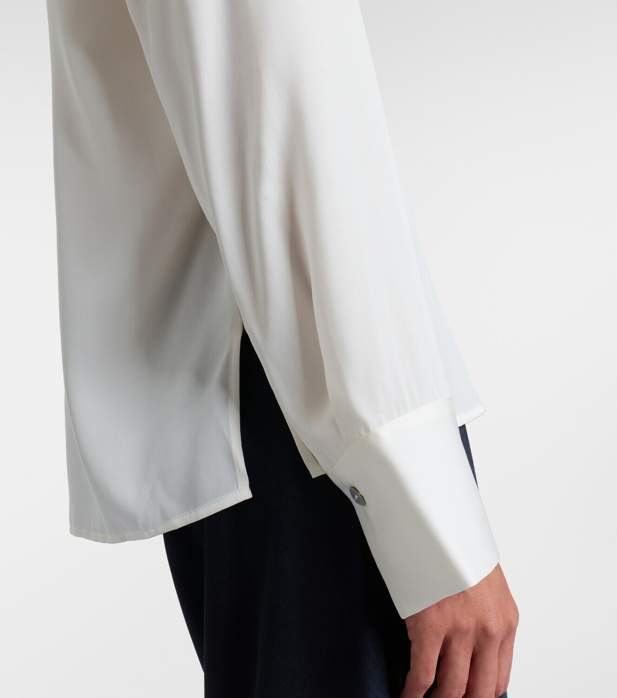 Vince Silk-blend blouse