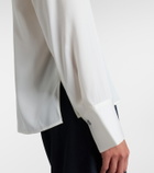 Vince Silk-blend blouse