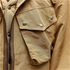 FrizmWORKS Men's Smock Hooded Lined Parka Jacket in Tan