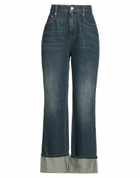 Mcqueen Womens Jeans in Blue