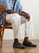 Tod's - Gommino Suede Driving Shoes - Gray