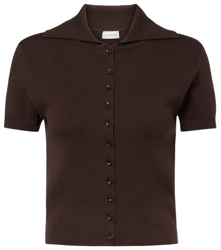 Photo: Magda Butrym Cotton and cashmere cardigan