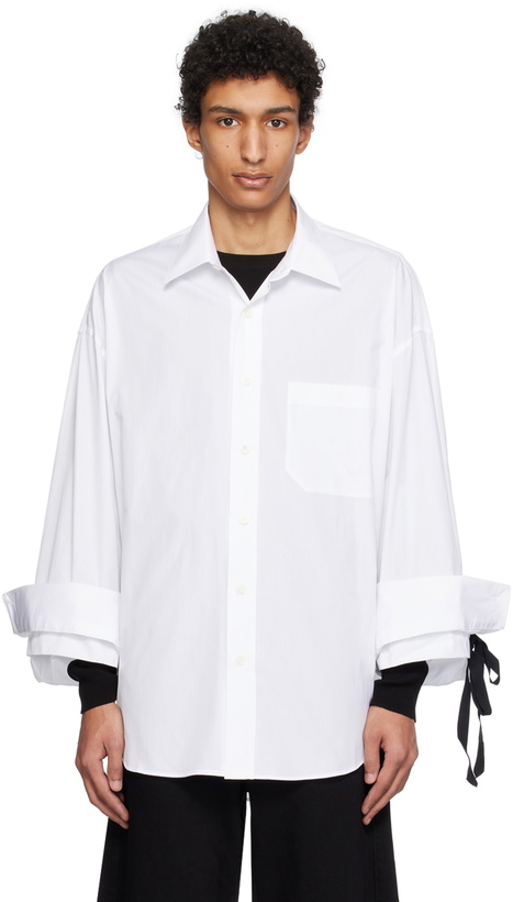 Photo: Marina Yee White Oversized Shirt