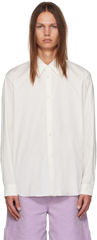 Photo: Acne Studios White Button-Up Shirt