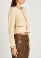 Isabel Marant étoile Rochelle Embroidered Wool-blend Cardigan Ecru