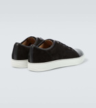 Lanvin DBB1 suede and patent leather sneakers