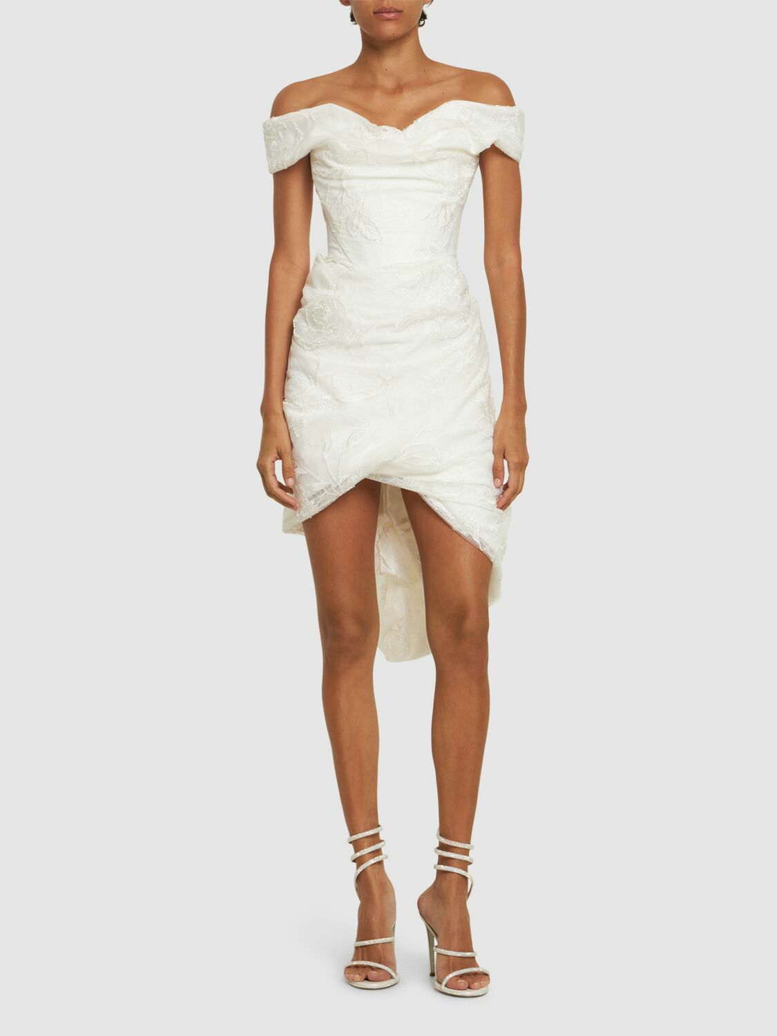 VIVIENNE WESTWOOD Nova Cora Lace Bridal Mini Dress Vivienne Westwood