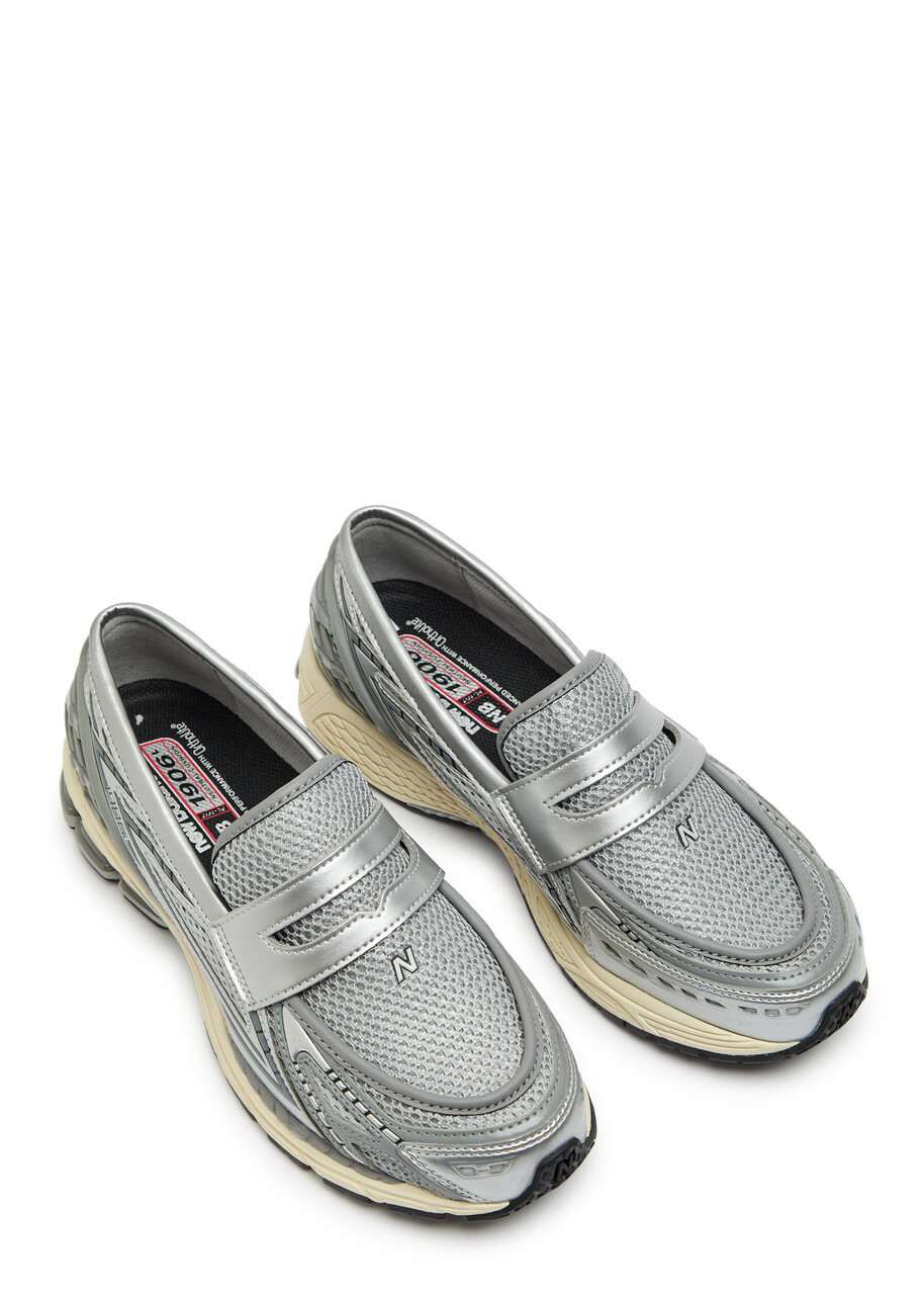 New Balance 1906L Panelled Mesh Loafers Silver