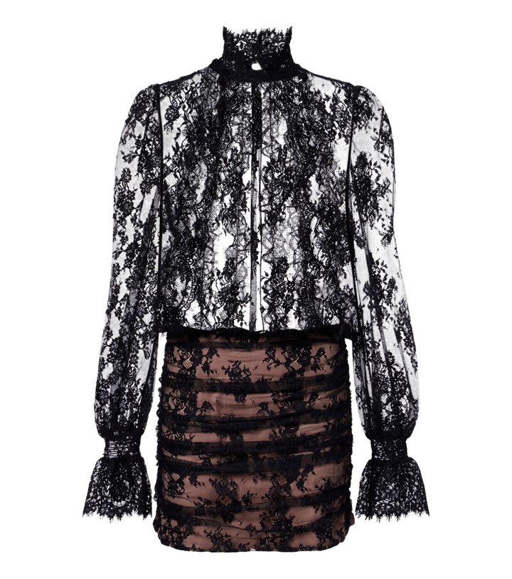 Photo: Retrofête Ysolde sheer lace minidress
