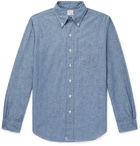 OrSlow - Button-Down Collar Chambray Shirt - Blue