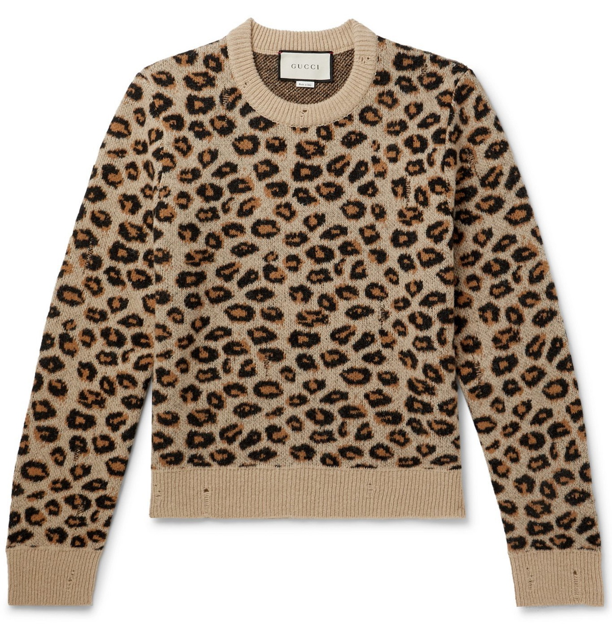 Gucci shop leopard sweatshirt