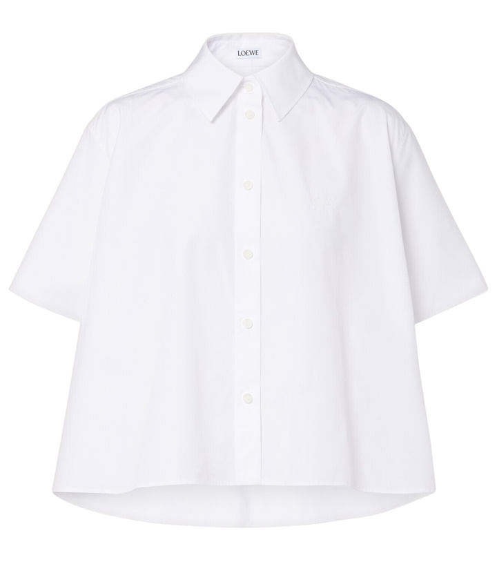 Photo: Loewe Double L cotton poplin shirt