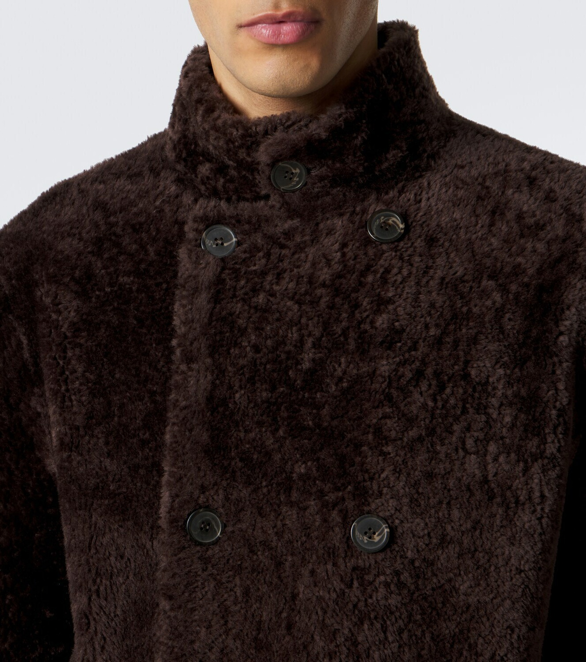 Arma Caleb reversible shearling and leather coat