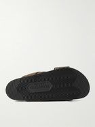 TOM FORD - Wicklow Perforated Suede Slides - Green