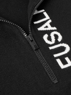 Fusalp - Alvin Logo-Intarsia Wool Half-Zip Sweater - Black