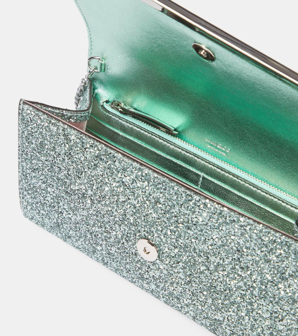 Jimmy Choo Emmie glitter clutch Jimmy Choo