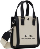 A.P.C. Beige Camille 2.0 Mini Tote