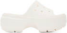 Crocs Off-White Stomp Slides