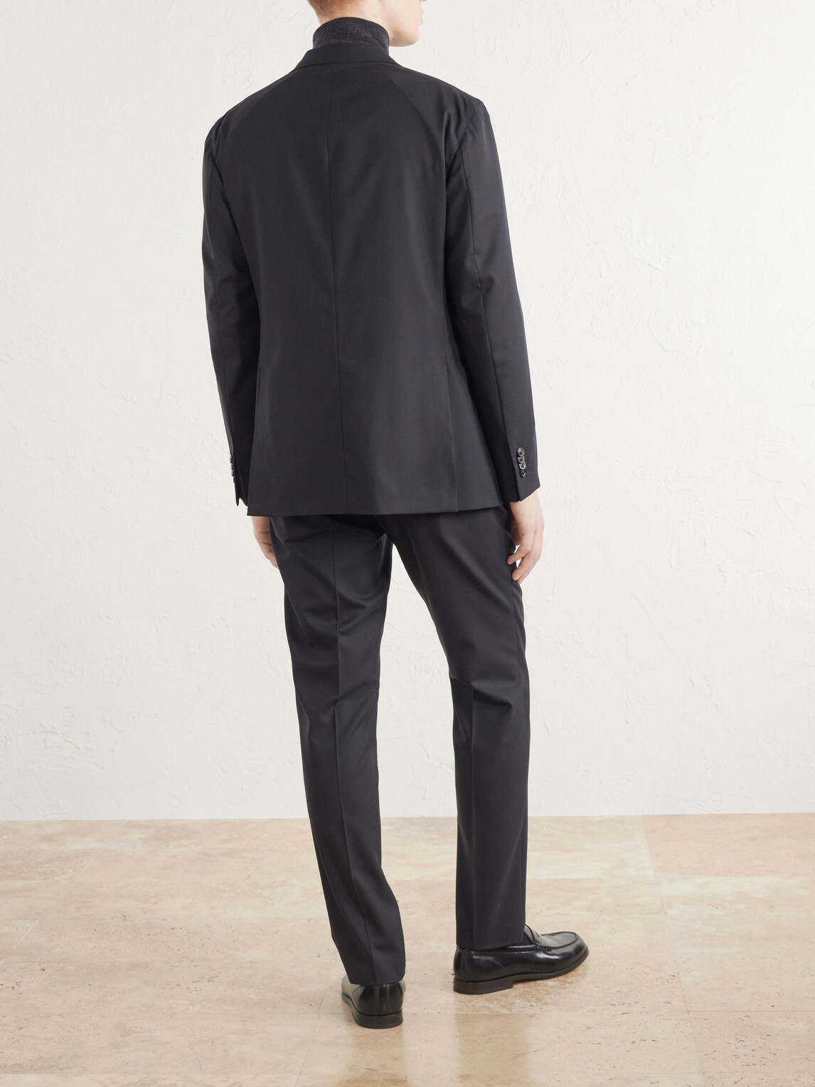 Boglioli - Virgin Wool Fresco Suit Jacket - Black
