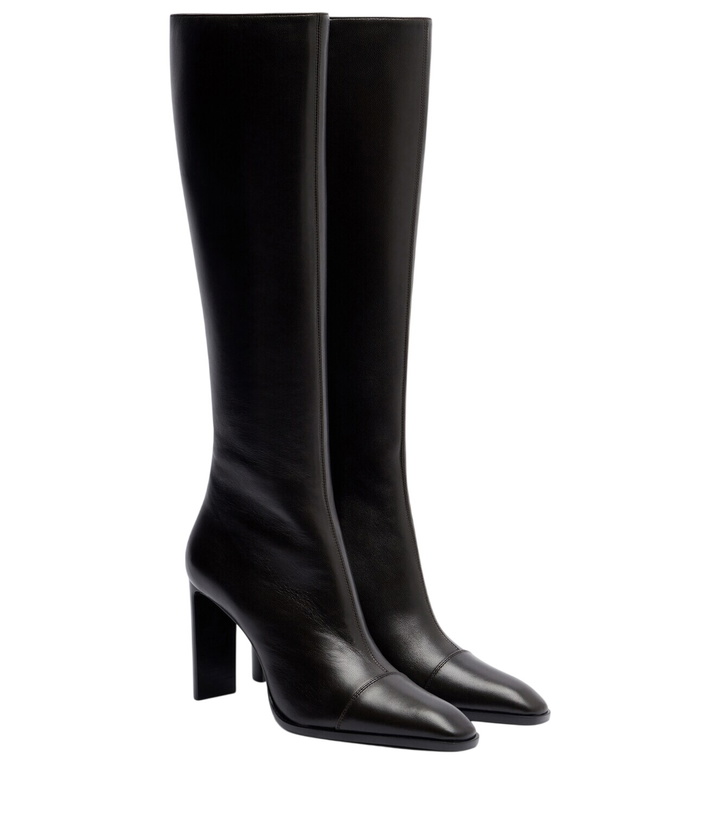 Photo: Saint Laurent Venetia leather knee-high boots