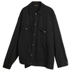 Comme des Garçons Men's Asymetric Denim Jacket in Black
