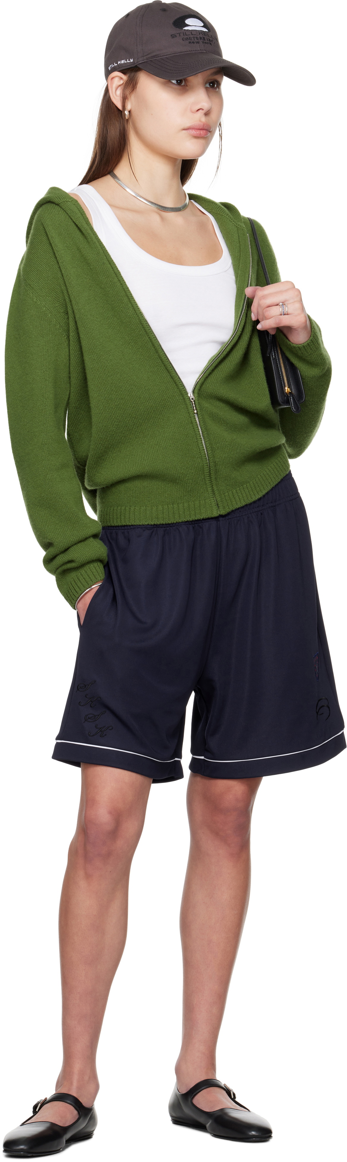 Still Kelly Navy Soccer Shorts