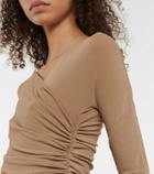 Wolford x Nao Takekoshi Ruched bodysuit