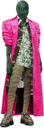 VETEMENTS Pink Button Up Coat