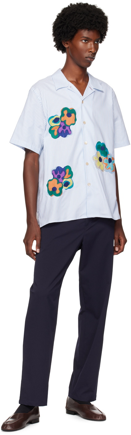 PS by Paul Smith Blue Striped Shirt