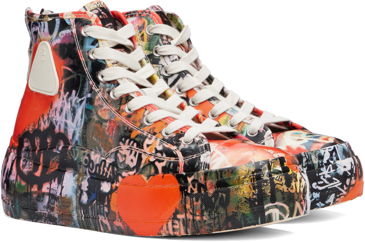 R13 Multicolor Kurt High Top Sneakers