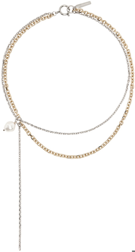 Photo: Justine Clenquet Silver & Gold Dean Necklace