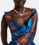 Vivienne Westwood Sunday checked twill minidress