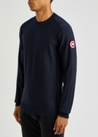 Canada Goose Dartmouth Merino Wool Jumper Navy