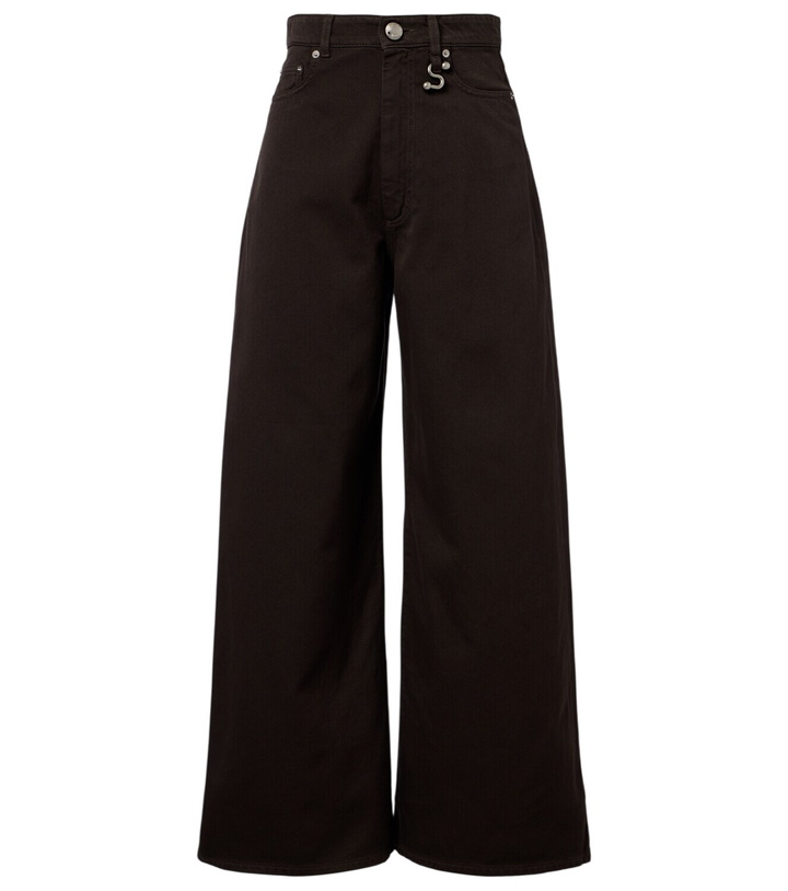 Photo: Sportmax Siamese wide-leg jeans
