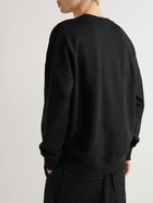 Rick Owens - Champion Logo-Embroidered Organic Cotton-Jersey Sweatshirt - Black