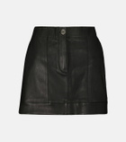 Stouls Linette leather miniskirt