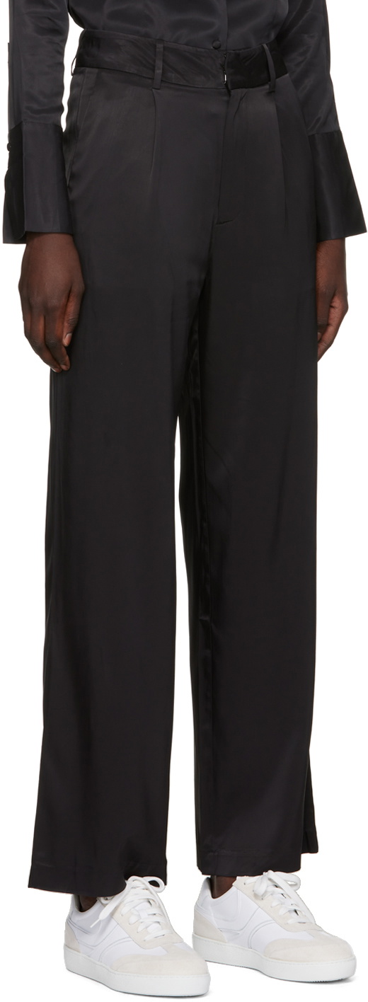 THIRD FORM Black Under Current Trousers
