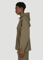 Bonded Hooded Jacket in Khaki