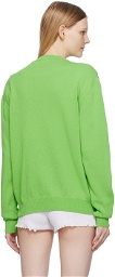 Sky High Farm Workwear Green Character Sweater