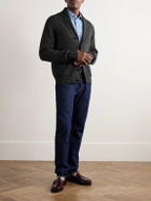 Sid Mashburn - Shawl-Collar Wool-Blend Cardigan - Gray
