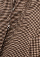 Universal Works Rose Bowl Checked Wool-blend Jacket Brown