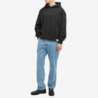 Róhe Men's Oversized Logo Hoodie in Black