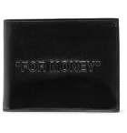 Off-White - Embossed Leather Billfold Wallet - Black