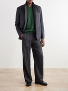 NN07 - Jasper 60062 Felted Wool Sweater - Green