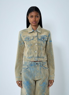 Acne Studios Flocked Denim Jacket
