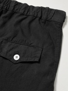 Barena - Wide-Leg Cotton Trousers - Black