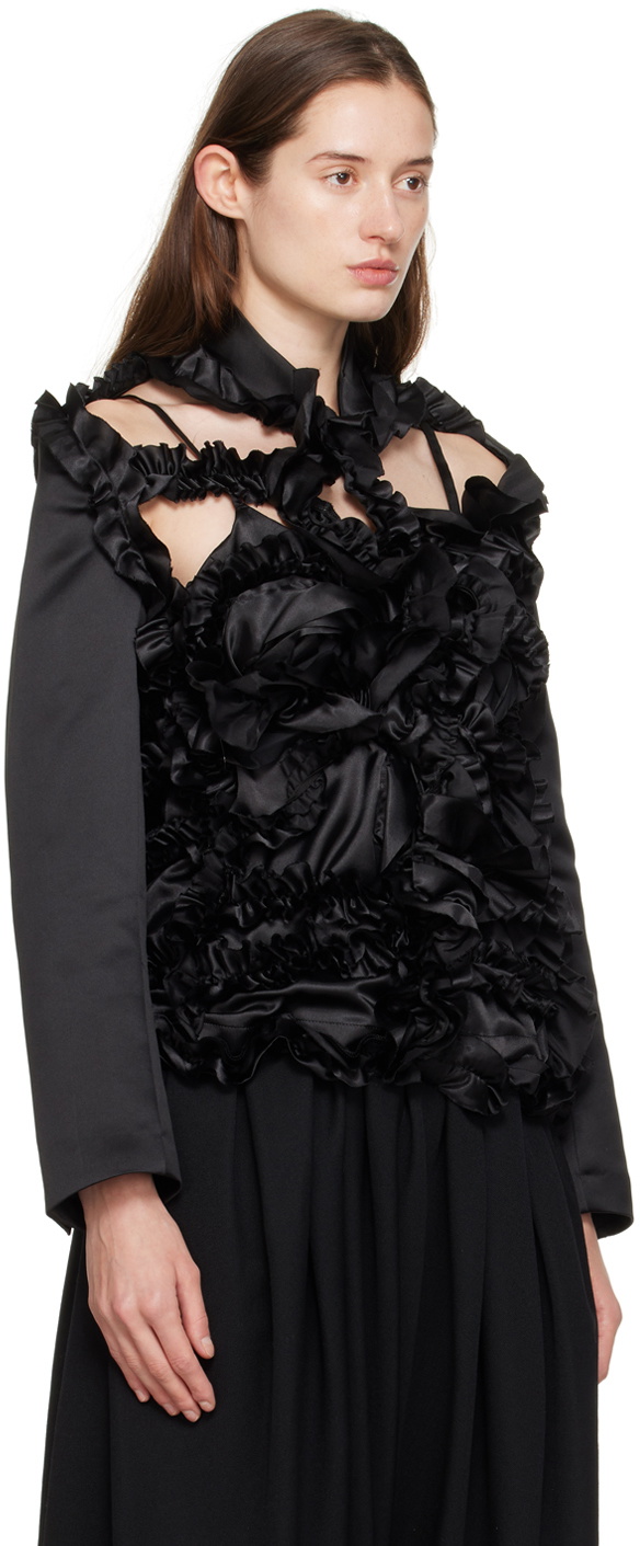 Comme des Garçons Comme des Garçons Black Ruffle Jacket