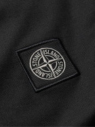 Stone Island - Logo-Appliquéd Cotton-Jersey T-Shirt - Black
