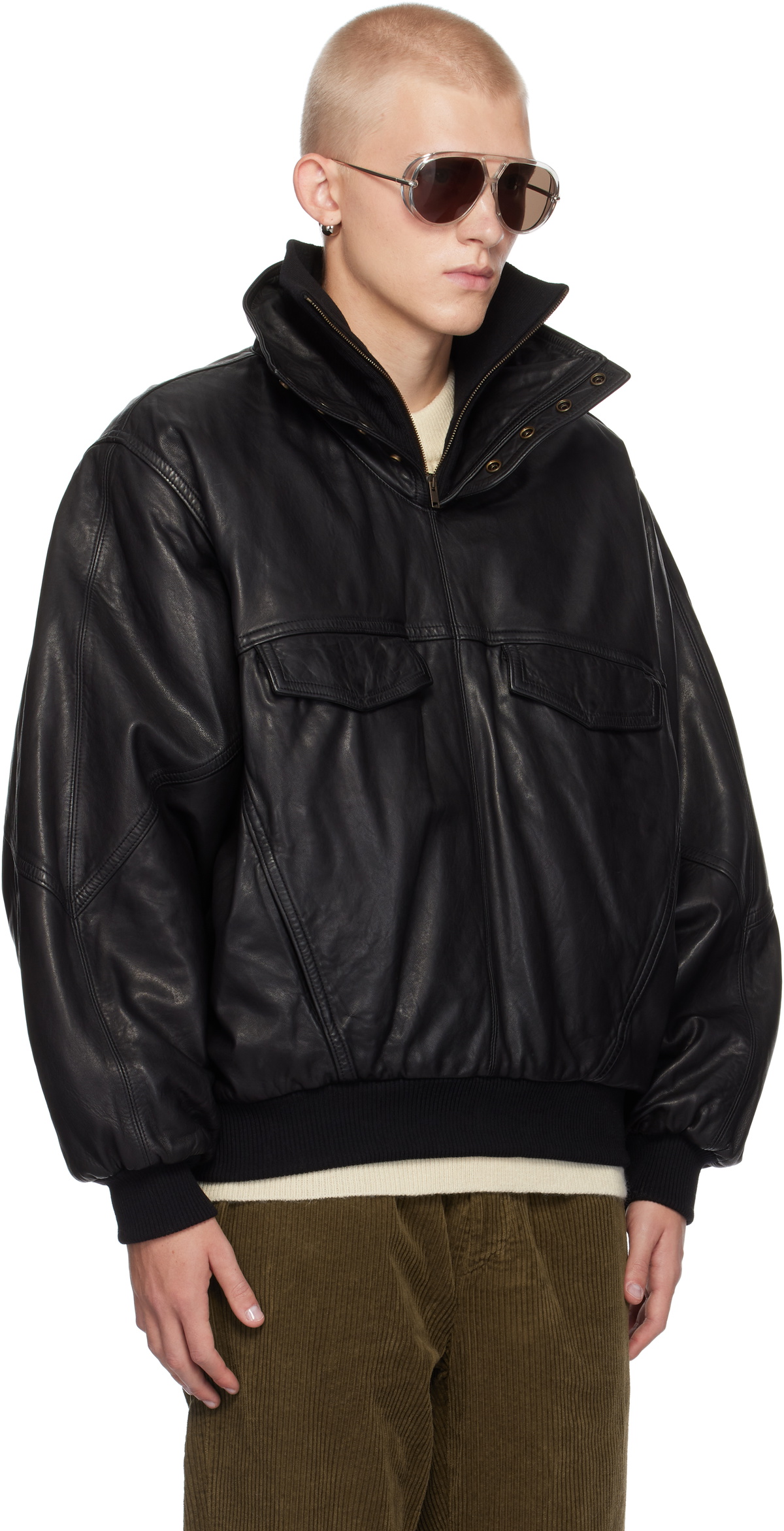 Isabel Marant Black Cilian Leather Jacket