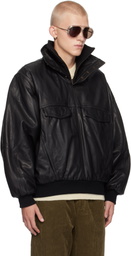 Isabel Marant Black Cilian Leather Jacket